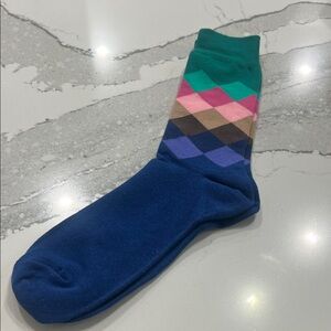 Colorful Argyle Men's Sock